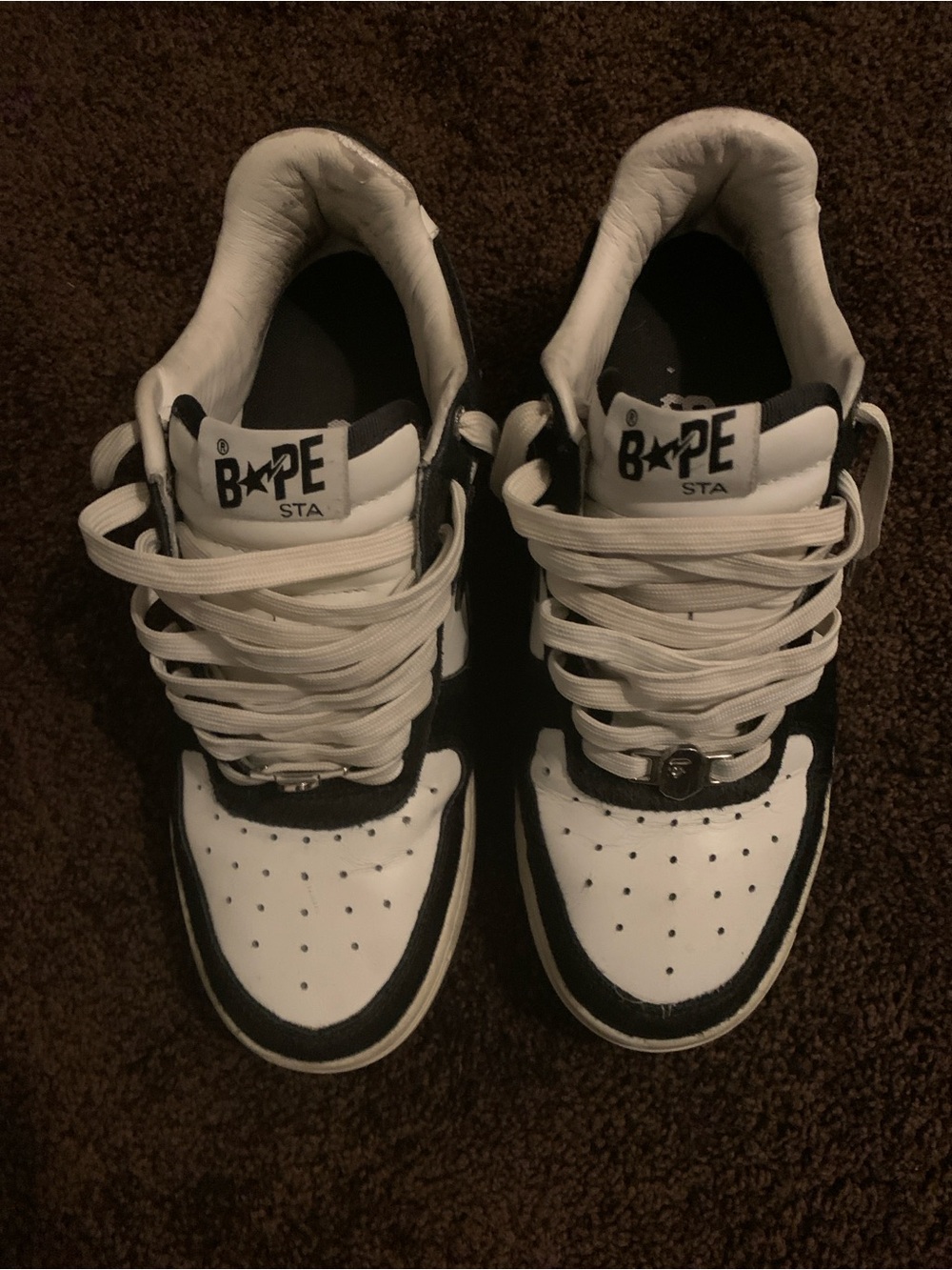 Bape Sneakers in Black and White